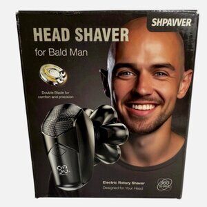 SHPAVVER 5 In 1 Electric Rotary Head Shaver for Bald Man